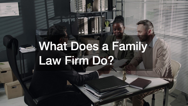 What Does a Family Law Firm Do?